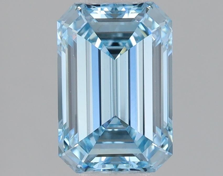 1.46 Ct. Fancy Intense Blue Emerald Lab Grown Diamond