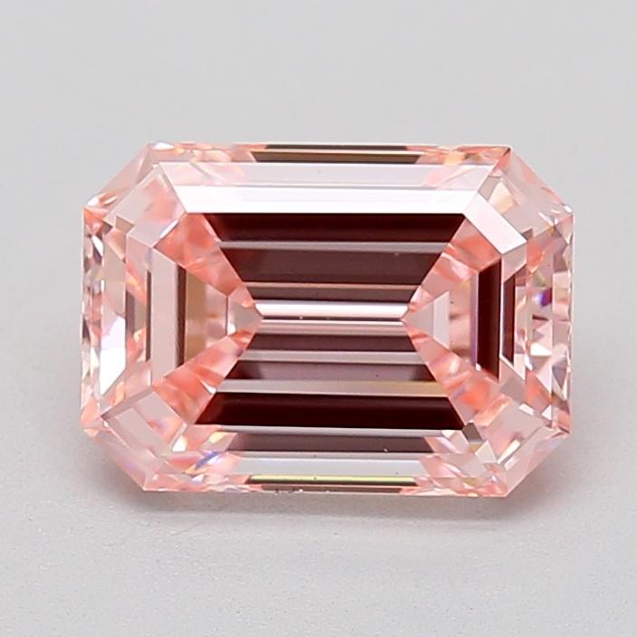 2.08 Ct. Fancy Vivid  Pink Emerald Lab Grown Diamond