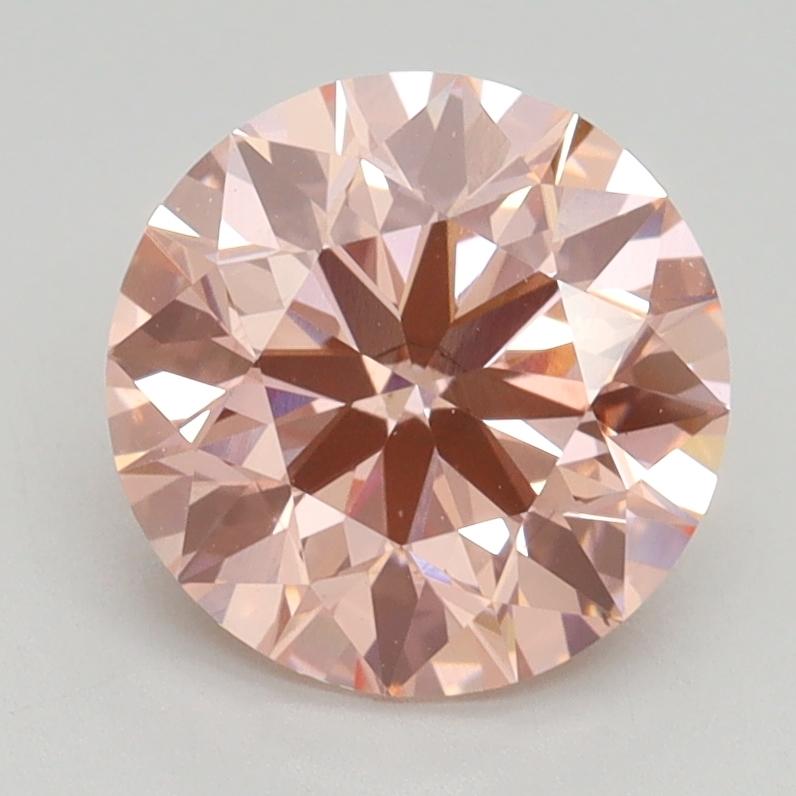 2.17 Ct. Fancy Intense Pink Round Lab Grown Diamond