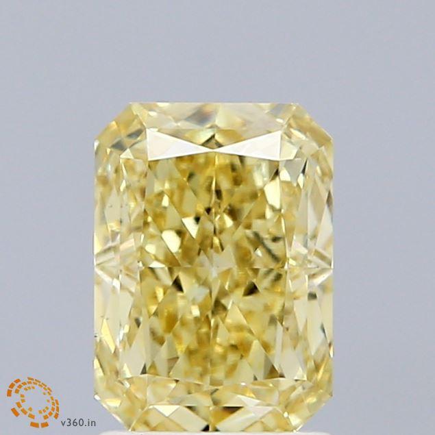 1.80 Ct. Fancy Intense Yellow Radiant Lab Grown Diamond