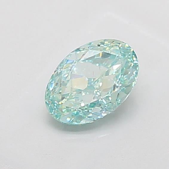 1.27 Ct. Fancy Intense Green Oval Lab Grown Diamond