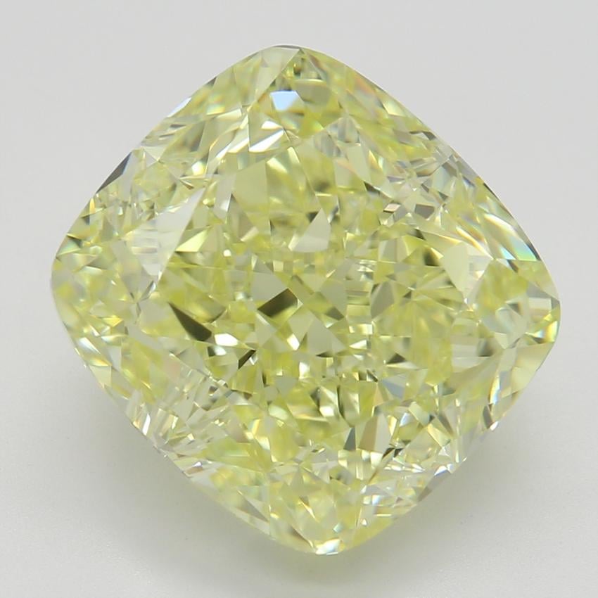 5.06 Ct. Fancy Yellow Cushion Diamond