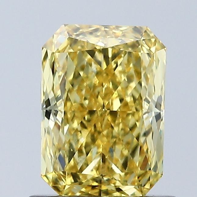 1.06 Ct. Fancy Vivid Yellow Radiant Lab Grown Diamond