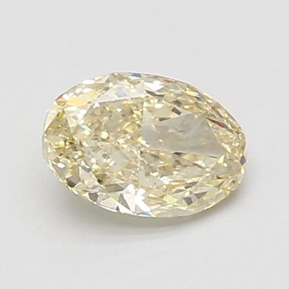 0.79 Ct. Fancy Yellow Oval Lab Grown Diamond
