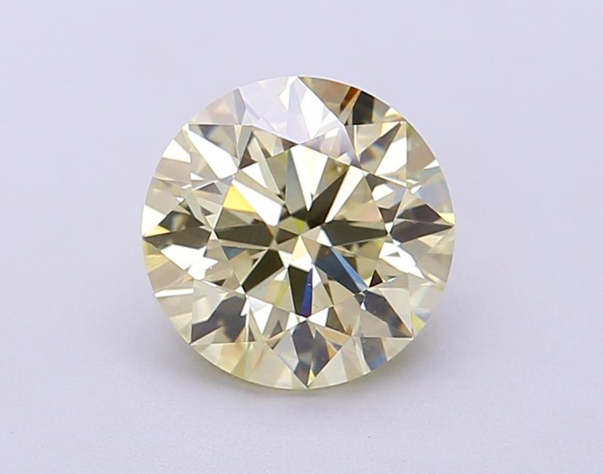 2.02 Ct. Fancy Light  Yellow Round Lab Grown Diamond