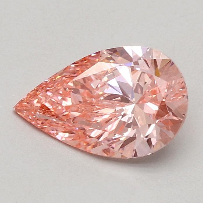 0.59 Ct. Fancy Vivid Pink Pear Lab Grown Diamond