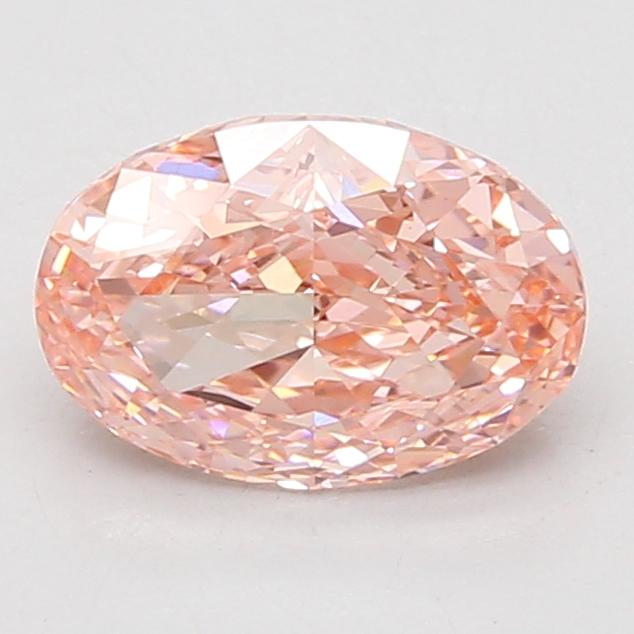 2.09 Ct. Fancy Vivid Pink Oval Lab Grown Diamond