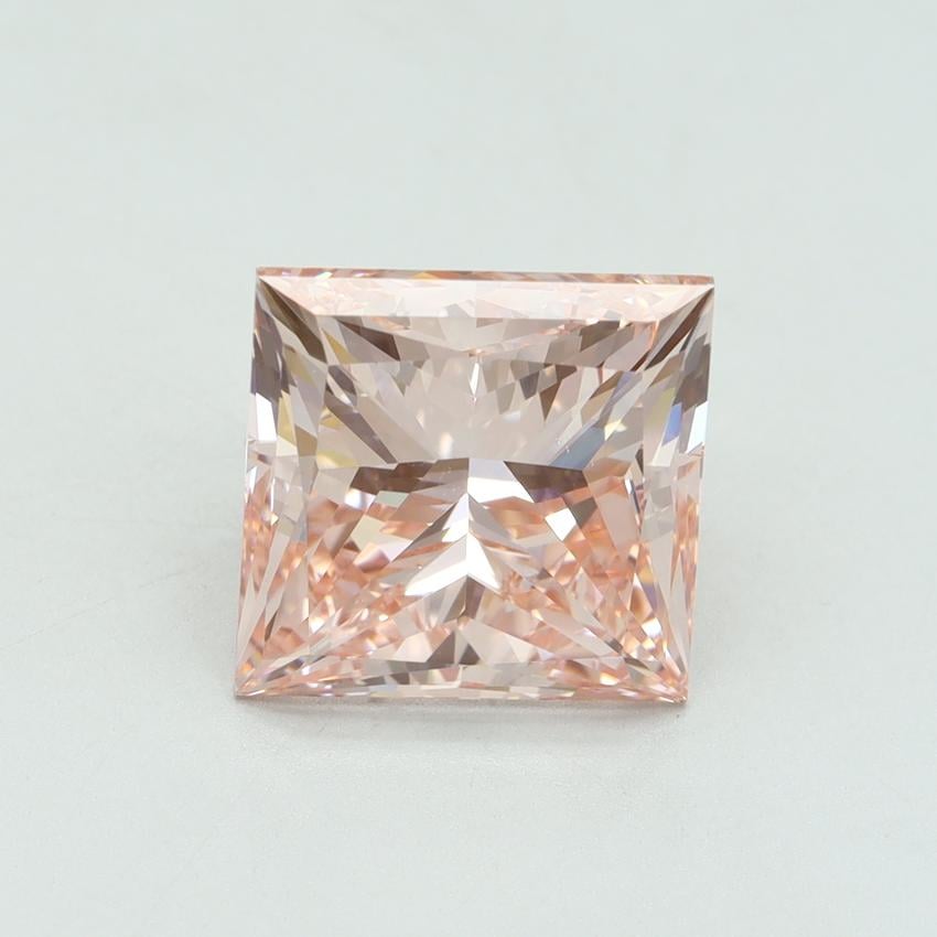 5.00 Ct. Fancy Vivid Pink Princess Lab Grown Diamond