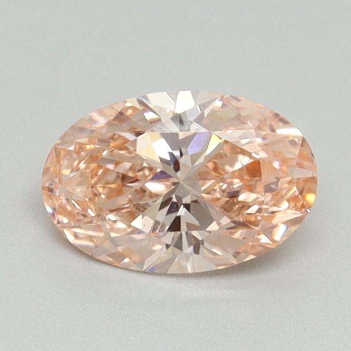 0.71 Ct. Fancy Vivid Pink Oval Lab Grown Diamond