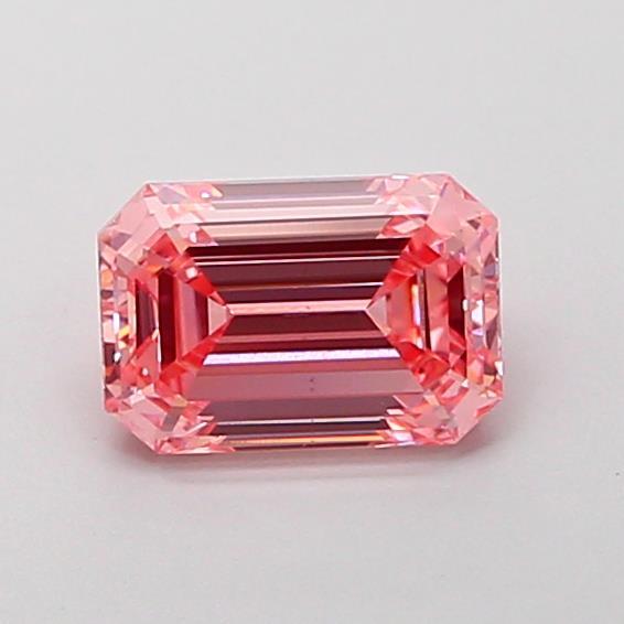 1.11 Ct. Fancy Vivid Pink Emerald Lab Grown Diamond