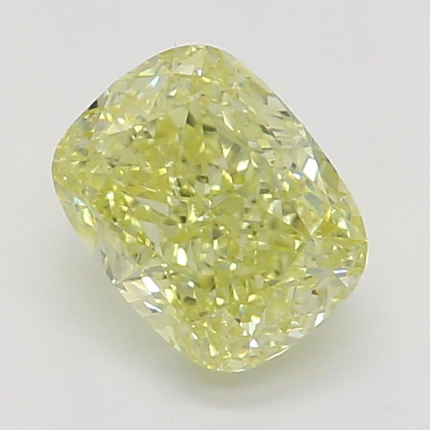 0.50 Ct. Fancy Intense Yellow Cushion Diamond