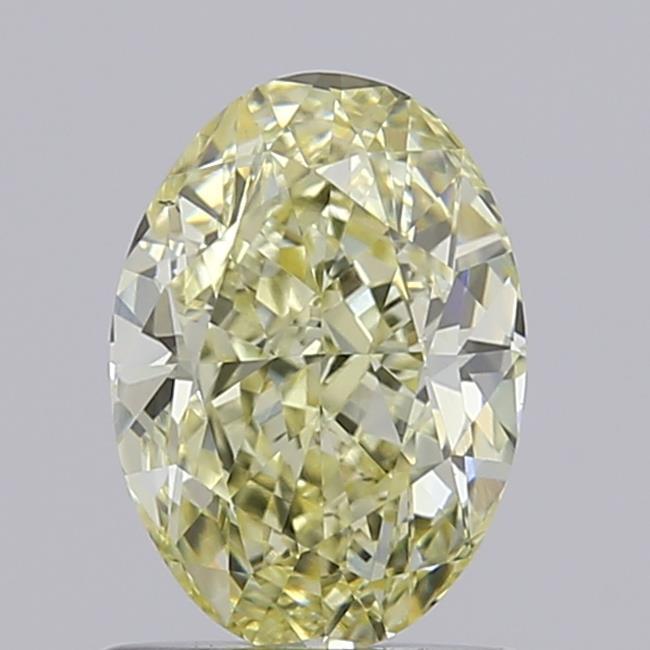 1.06 Ct. Fancy Yellow Oval Lab Grown Diamond