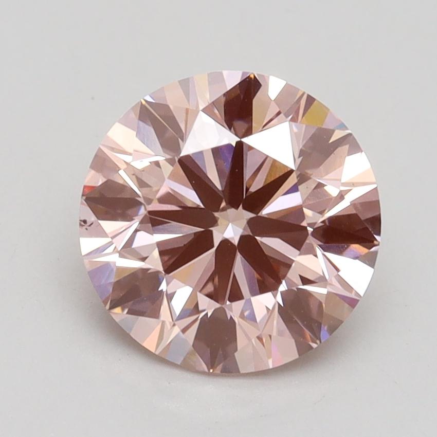 2.01 Ct. Fancy Intense Pink Round Lab Grown Diamond