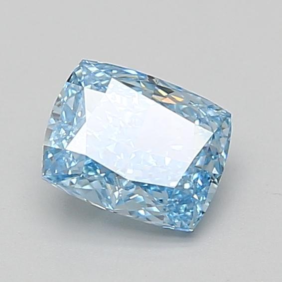 1.11 Ct. Fancy Vivid Blue Cushion Lab Grown Diamond