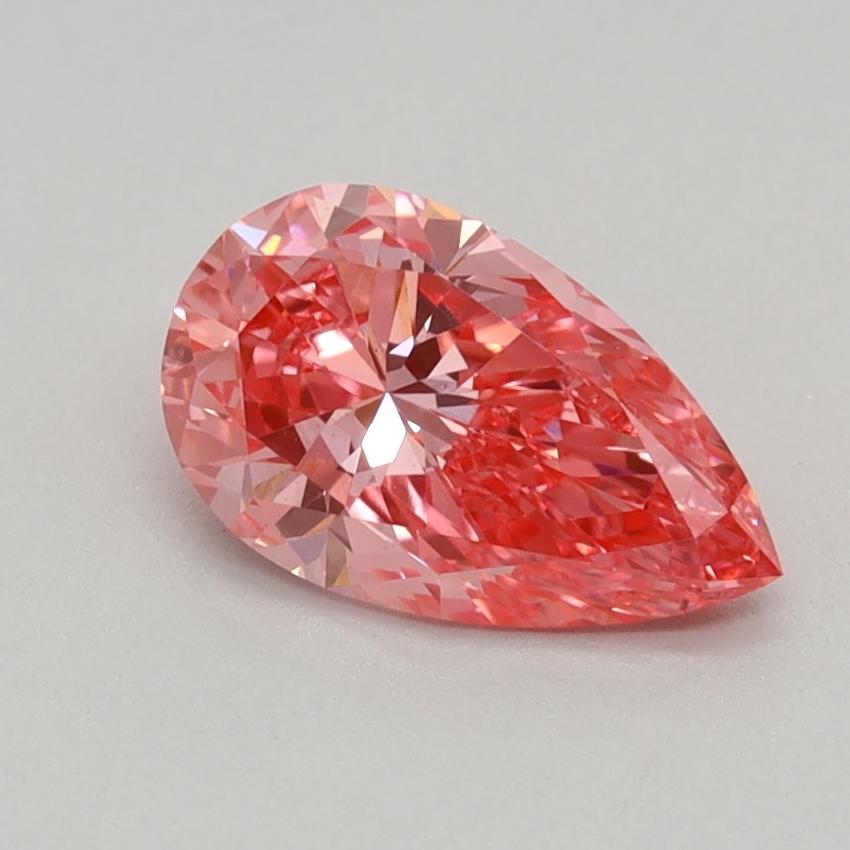 0.57 Ct. Fancy Vivid Pink Pear Lab Grown Diamond