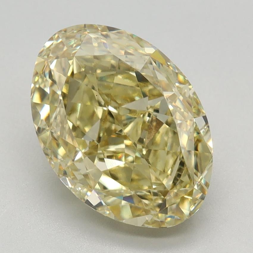 2.79 Ct. Fancy Intense Yellow Oval Lab Grown Diamond