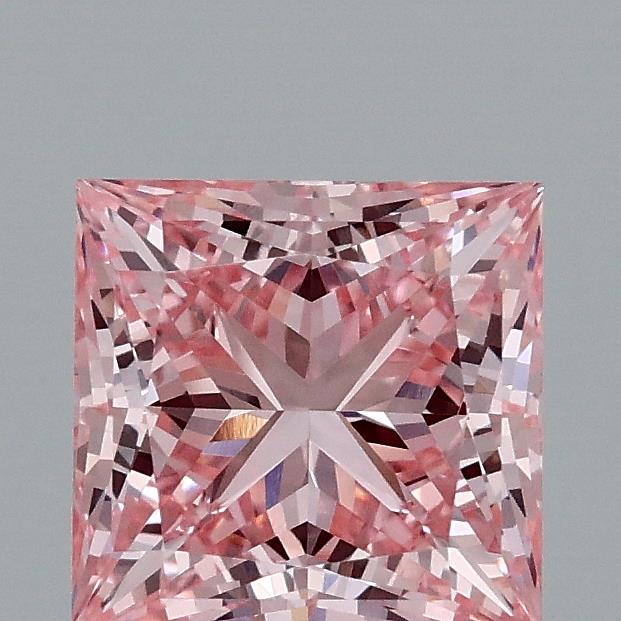 1.54 Ct. Fancy Vivid Pink Princess Lab Grown Diamond