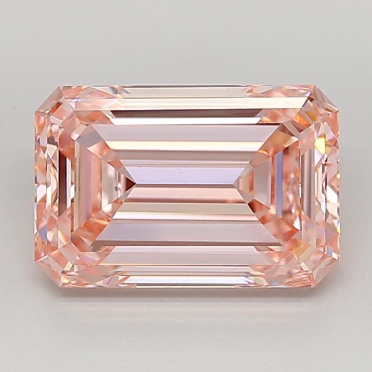 4.01 Ct. Fancy Intense  Pink Emerald Lab Grown Diamond