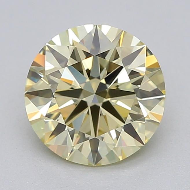 1.08 Ct. Fancy Light  Yellow Round Lab Grown Diamond