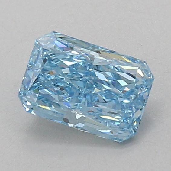 1.06 Ct. Fancy Vivid Blue Radiant Lab Grown Diamond