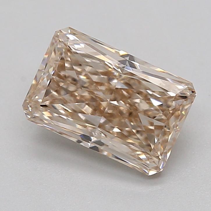 1.09 Ct. Very Light  Brown Radiant Lab Grown Diamond