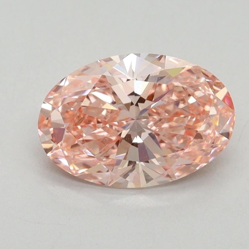 1.53 Ct. Fancy Vivid Pink Oval Lab Grown Diamond