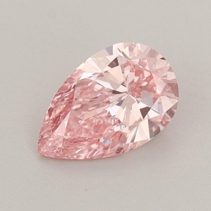 0.61 Ct. Fancy Vivid  Pink Pear Lab Grown Diamond