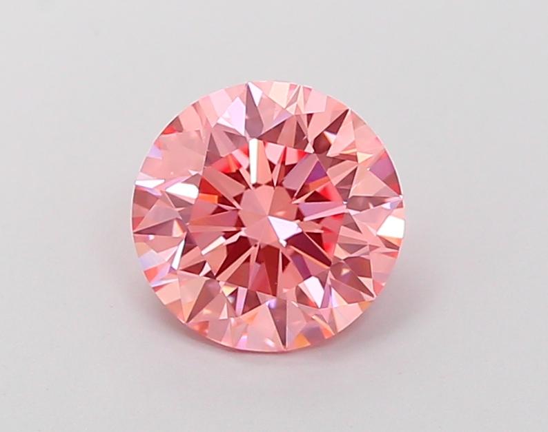 1.67 Ct. Fancy Vivid Pink Round Lab Grown Diamond