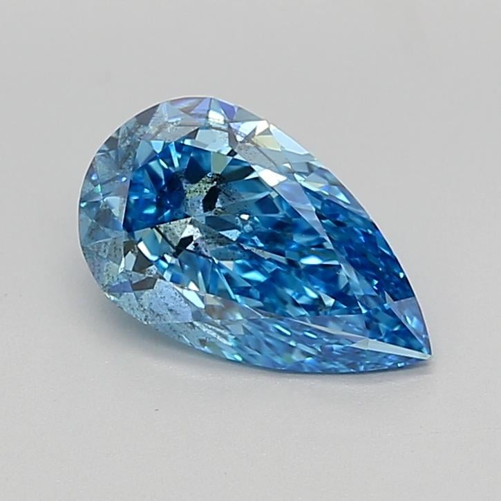 1.70 Ct. Fancy Vivid Blue Pear Lab Grown Diamond