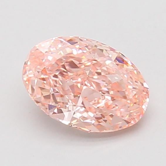 1.07 Ct. Fancy Vivid Pink Oval Lab Grown Diamond