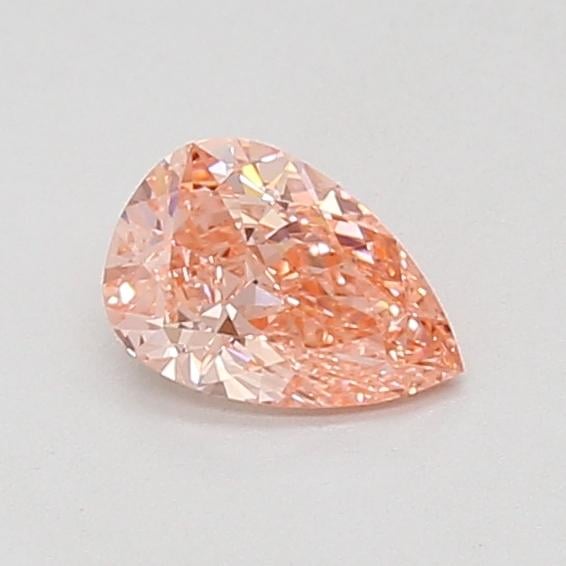 0.52 Ct. Fancy Vivid Pink Pear Lab Grown Diamond