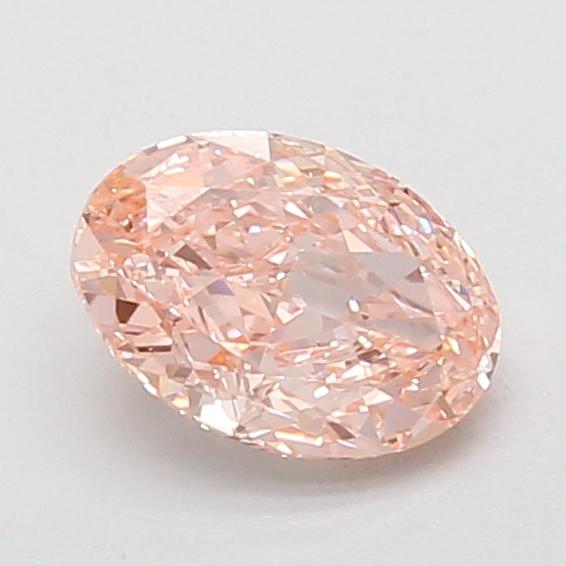1.09 Ct. Fancy Vivid Pink Oval Lab Grown Diamond