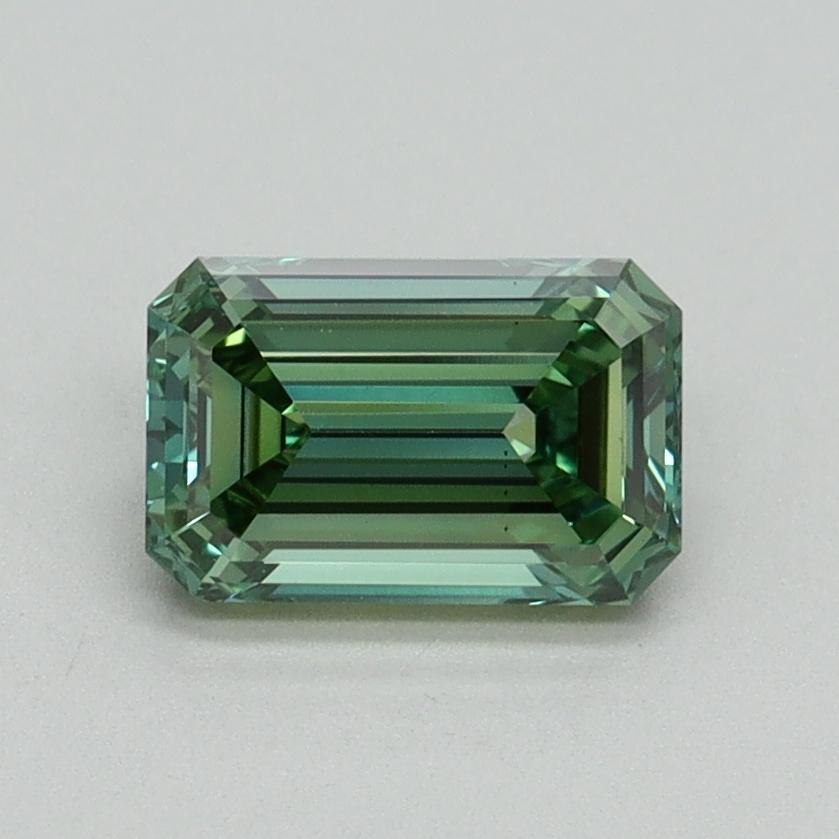 1.18 Ct. Fancy Intense Green Emerald Lab Grown Diamond
