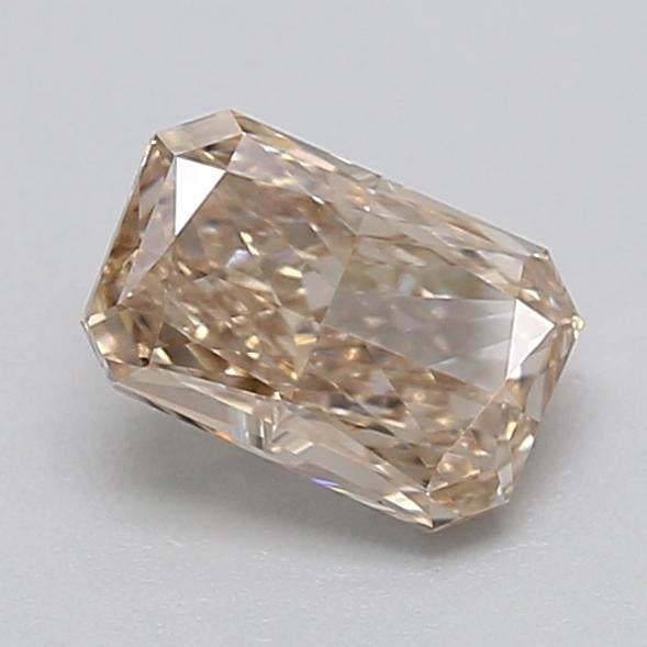 0.37 Ct. Very Light  Brown Radiant Lab Grown Diamond