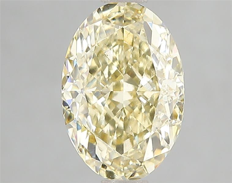 2.54 Ct. Fancy Intense Yellow Oval Lab Grown Diamond