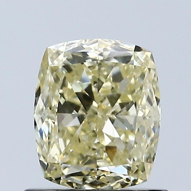 1.02 Ct. Fancy Yellow Cushion Lab Grown Diamond