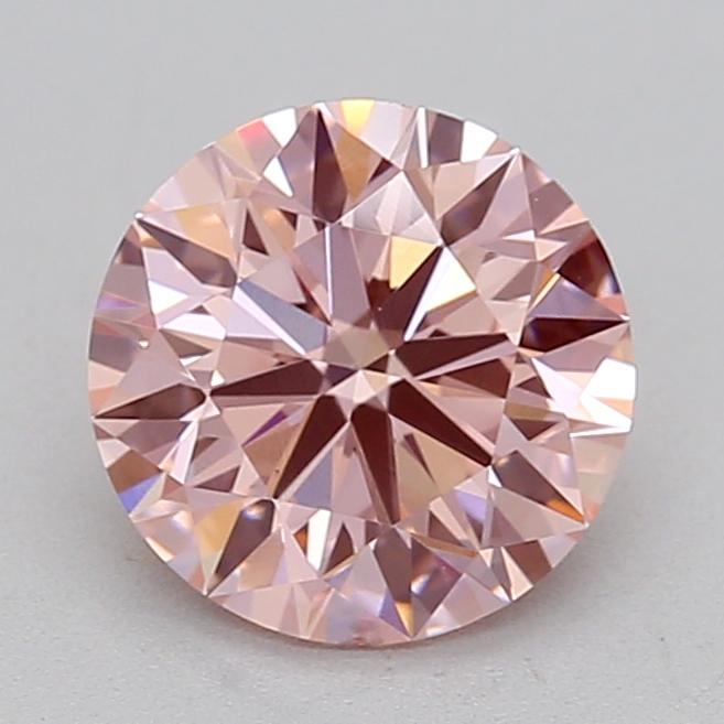 1.59 Ct. Fancy Intense Pink Round Lab Grown Diamond