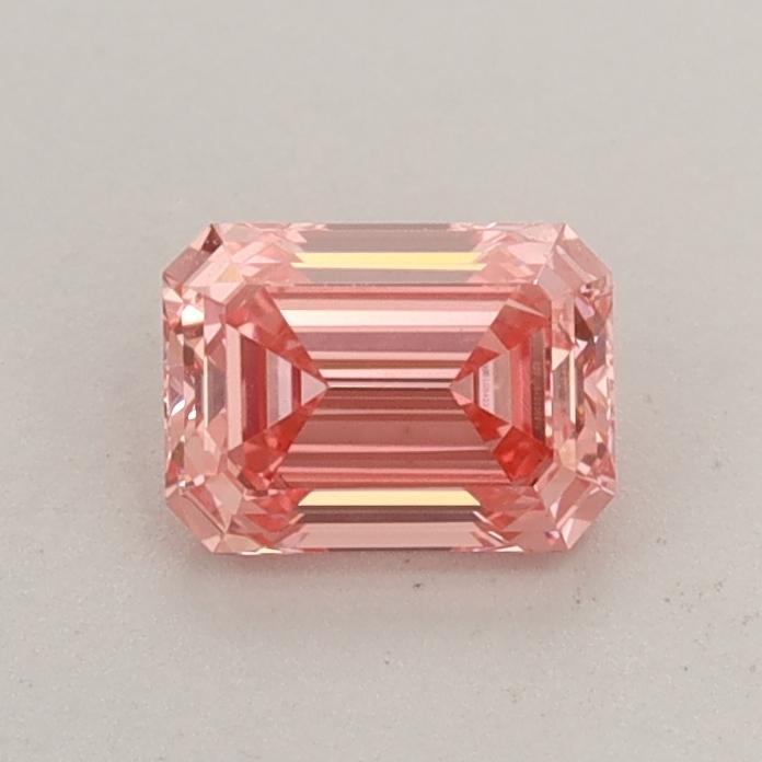 0.56 Ct. Fancy Vivid  Pink Emerald Lab Grown Diamond