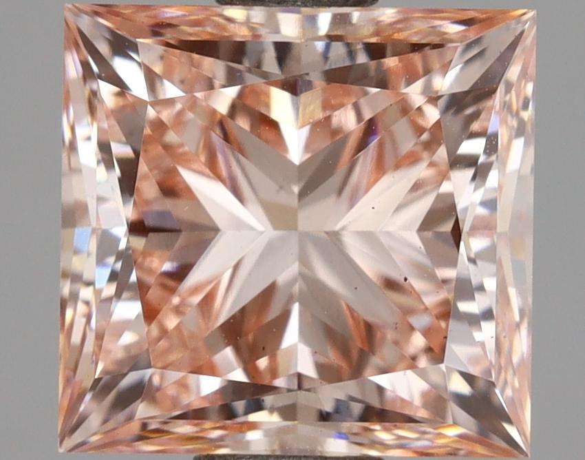2.60 Ct. Fancy Intense Pink Princess Lab Grown Diamond
