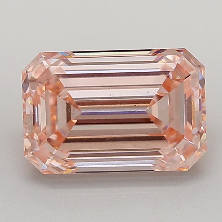 4.01 Ct. Fancy Intense  Pink Emerald Lab Grown Diamond