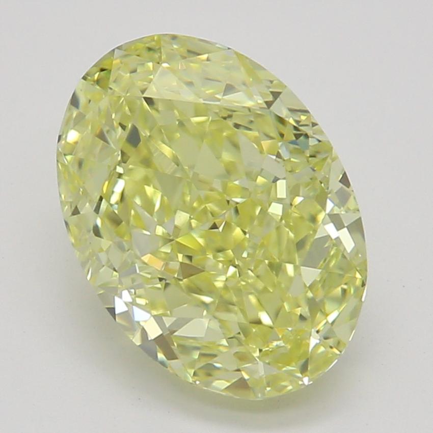 1.52 Ct. Fancy Intense Yellow Oval Diamond