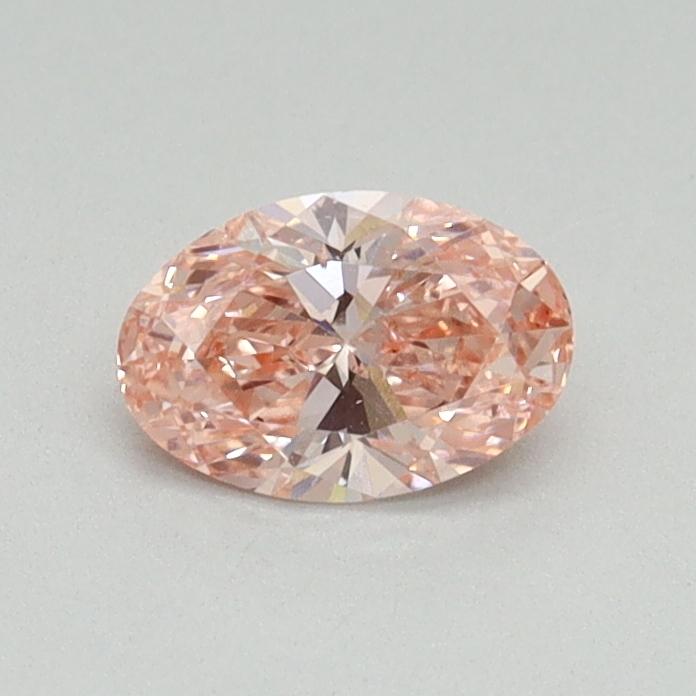 0.40 Ct. Fancy Vivid Pink Oval Lab Grown Diamond