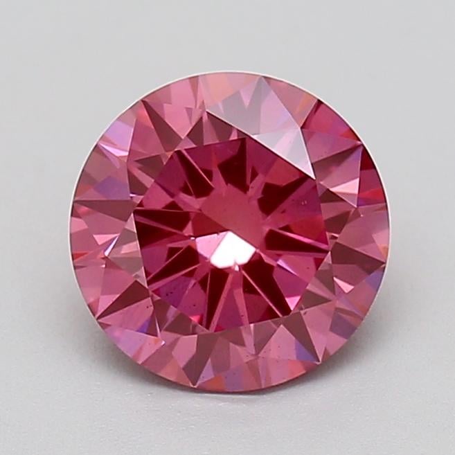 1.51 Ct. Fancy Vivid  Pink Round Lab Grown Diamond