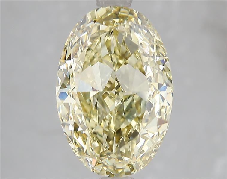 5.03 Ct. Fancy Intense Yellow Oval Lab Grown Diamond