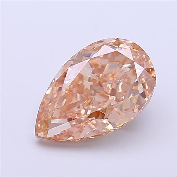 2.51 Ct. Fancy Light Brown Pear Lab Grown Diamond