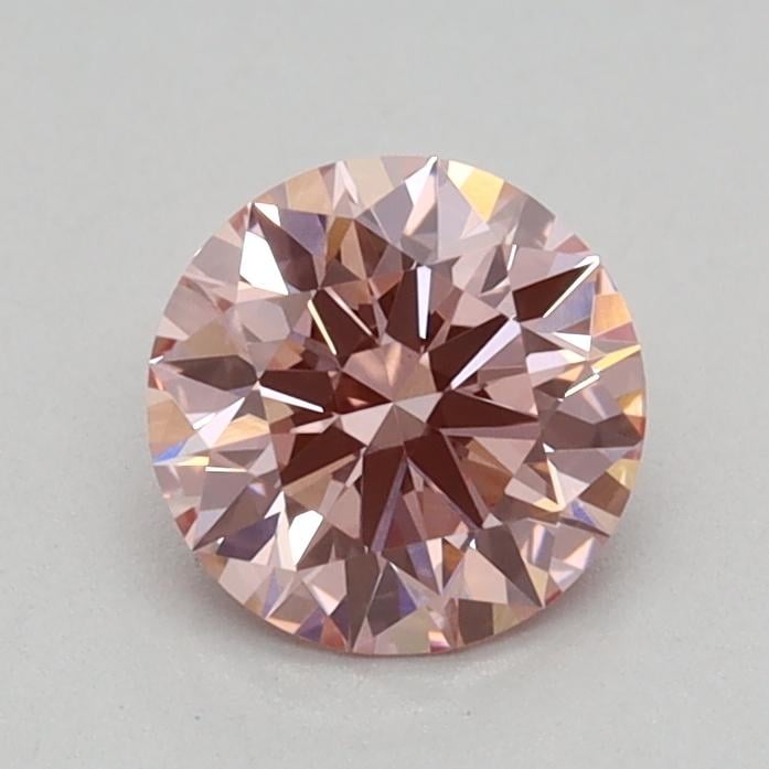 0.57 Ct. Fancy Intense Pink Round Lab Grown Diamond