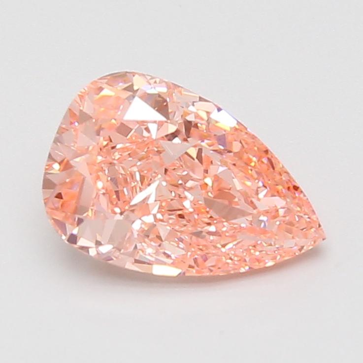 2.07 Ct. Fancy Vivid Pink Pear Lab Grown Diamond
