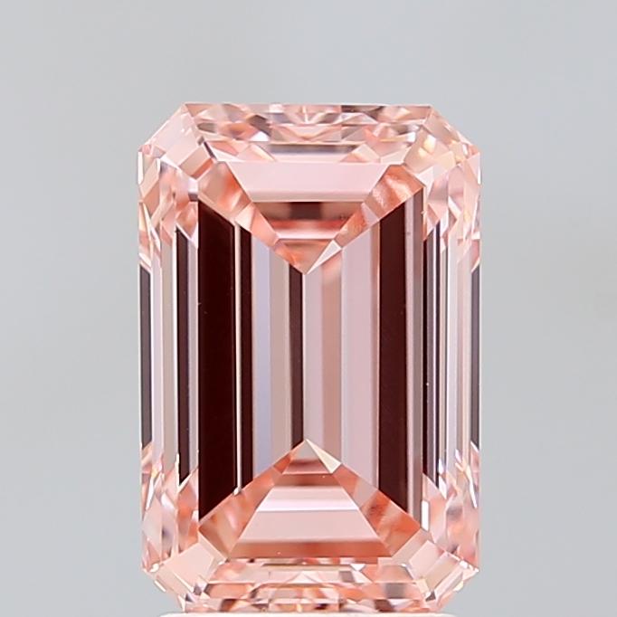 3.00 Ct. Fancy Intense Pink Emerald Lab Grown Diamond