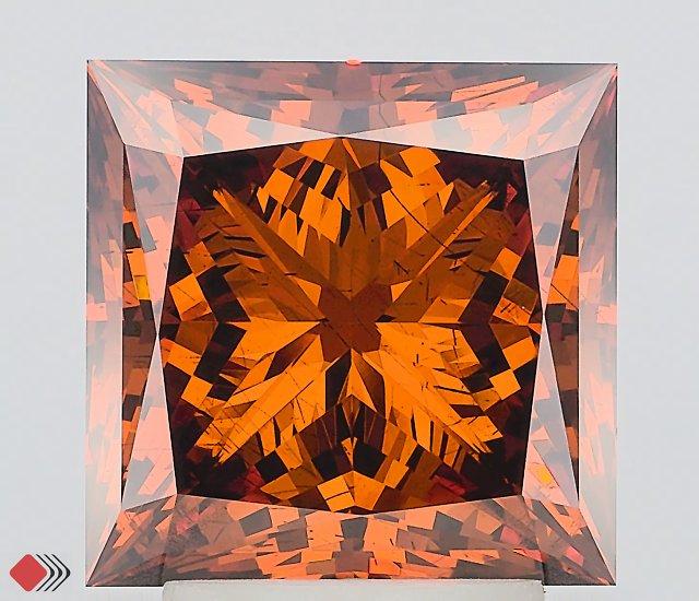 4.05 Ct. Fancy Deep Orange Princess Lab Grown Diamond