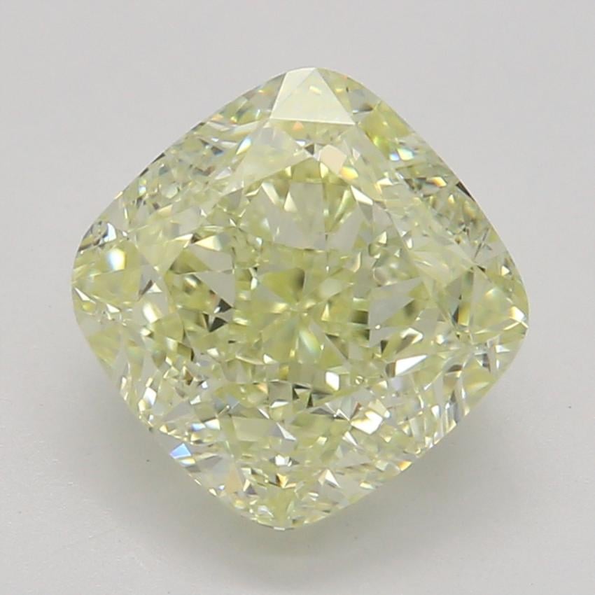 1.42 Ct. Fancy Light Yellow Cushion Diamond